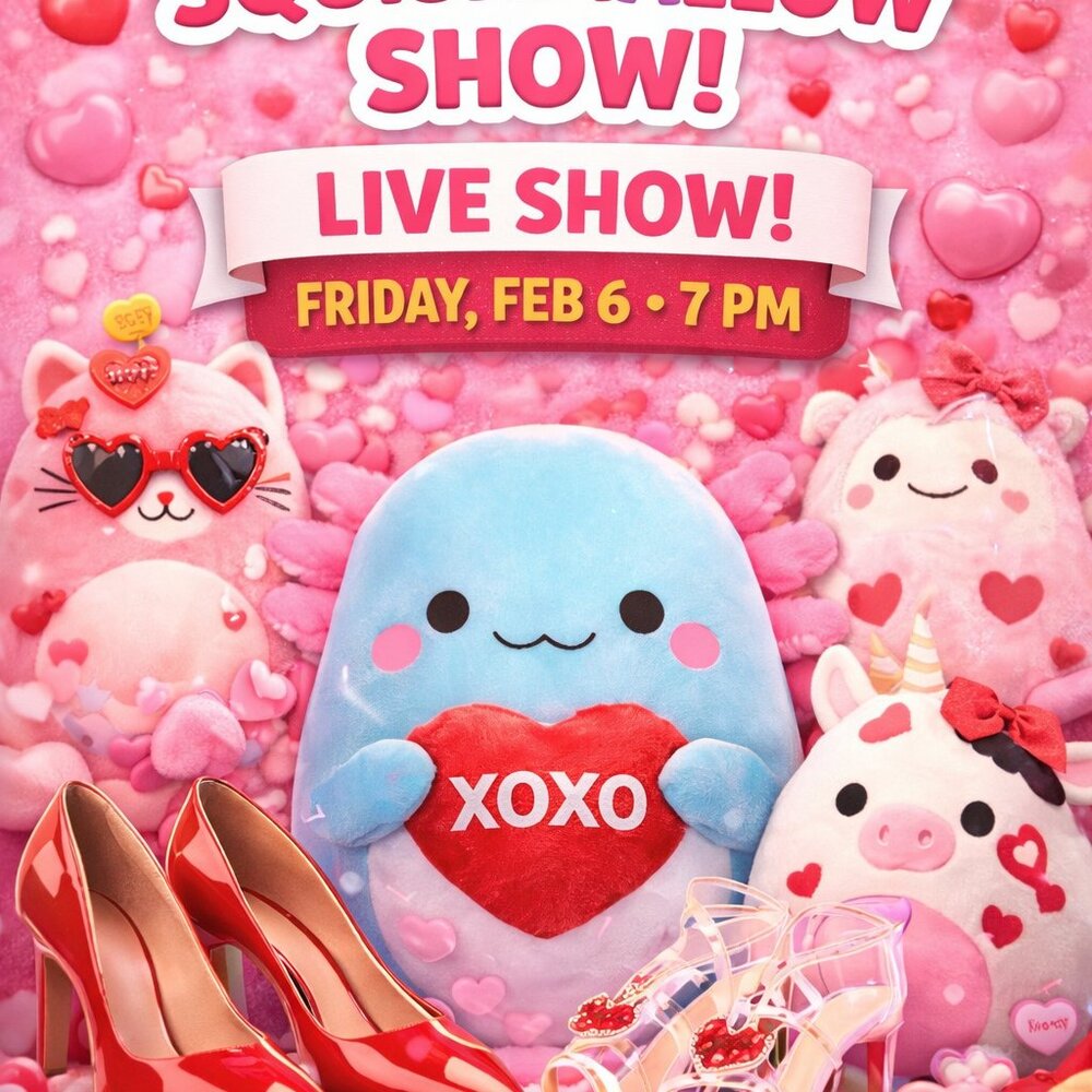 squishmallows and shoes